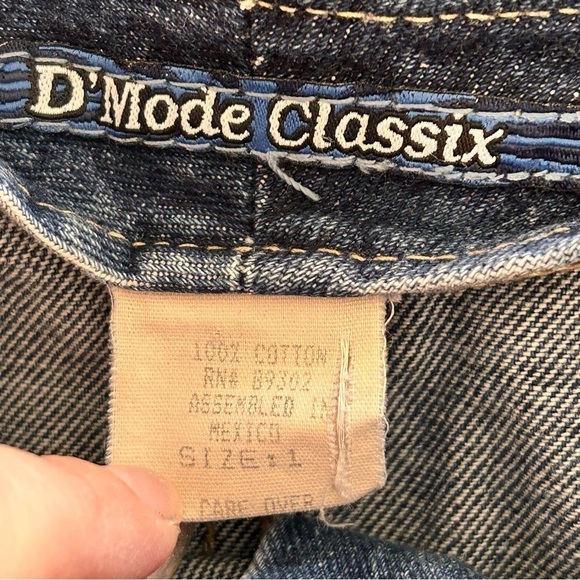 D’Mode Classix Vintage Midi Denim Skirt Women Size 1 - Picture 6 of 6
